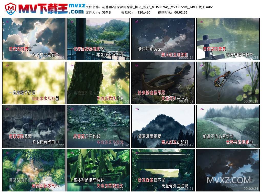 杨胖雨-情深深雨濛濛_国语_流行_MD500752